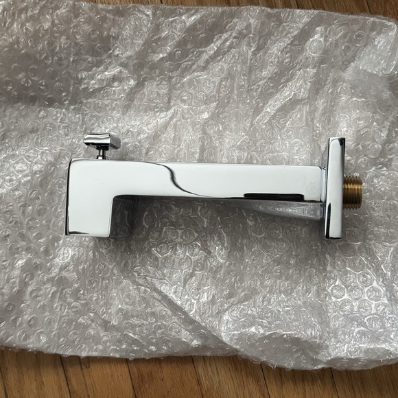 NEW Aquabrass 11632 - Chrome Square tub Spout with Diverter. - Picture 8 of 8